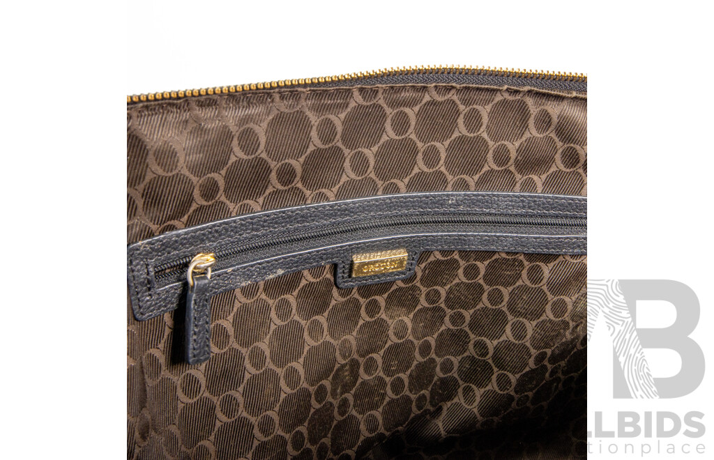 Black Leather Doctor’s Bag – by Oroton