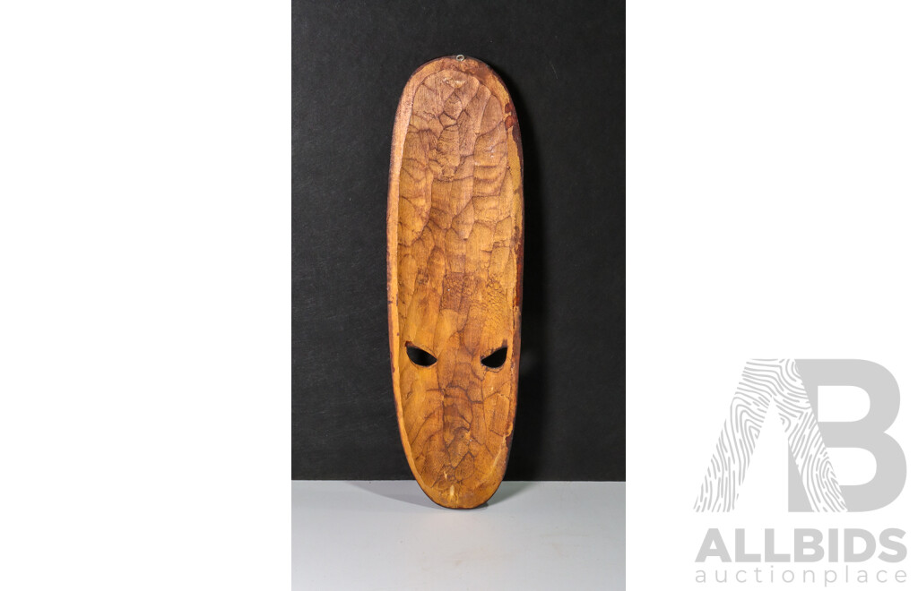 Hand Carved Wood Tribal Mask
