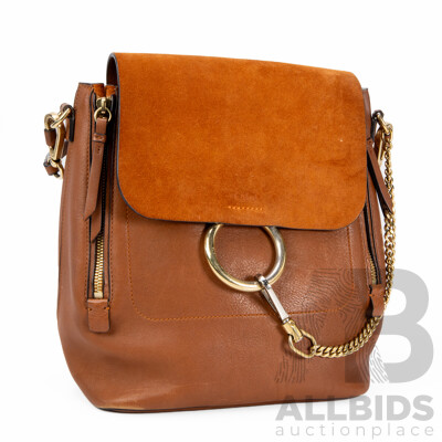 Tobacco Brown Backpack/Handbag – by Chloé Faye