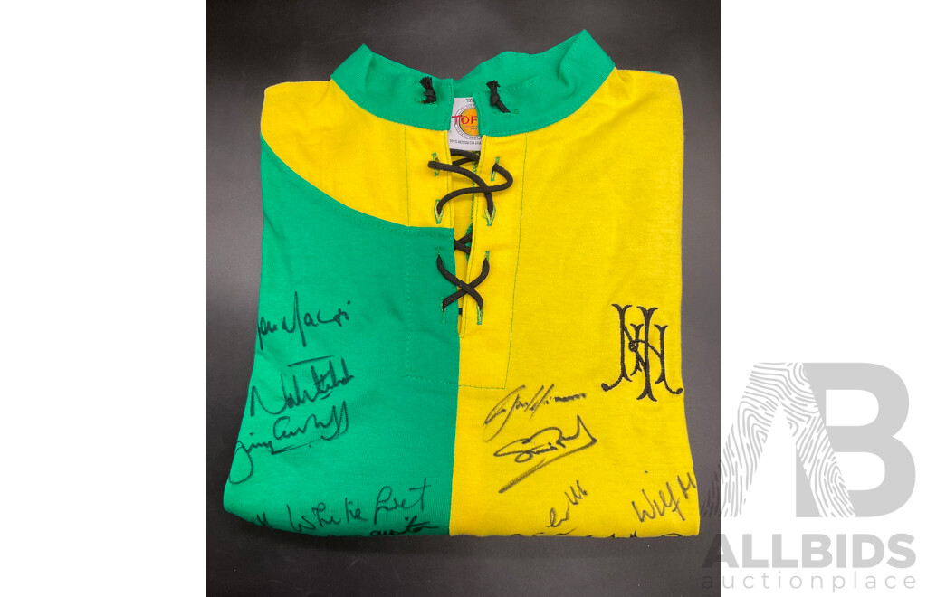 Newton Heath 1892 Shirt Signed by 24 Manchester United Legends