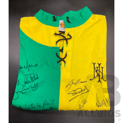 Newton Heath 1892 Shirt Signed by 24 Manchester United Legends