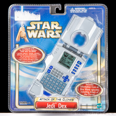 2002 Tiger Star Wars Attack of the Clones Jedi Dex in Original Box