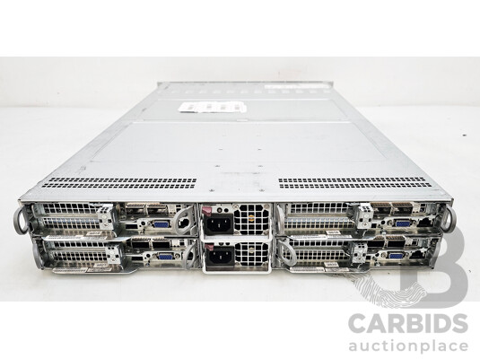 Supermicro 4-Slot Multi-Node Server W/ 4 X Supermicro Intel Xeon CPU Nodes