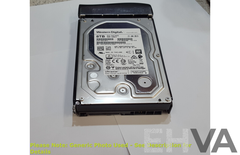Western Digital (HUS728T8TAL5204) 8TB SAS 12Gbps 3.5-Inch Hard Drive