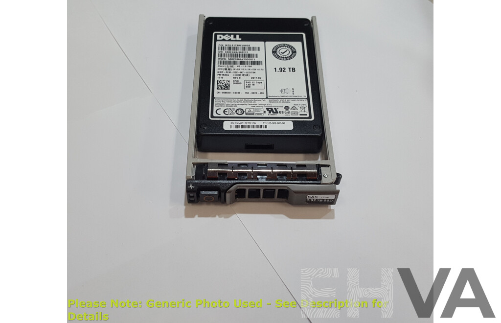 Dell (MZ-ILS1T9B) 1.92TB SAS 12Gbps 2.5-Inch Solid State Drive
