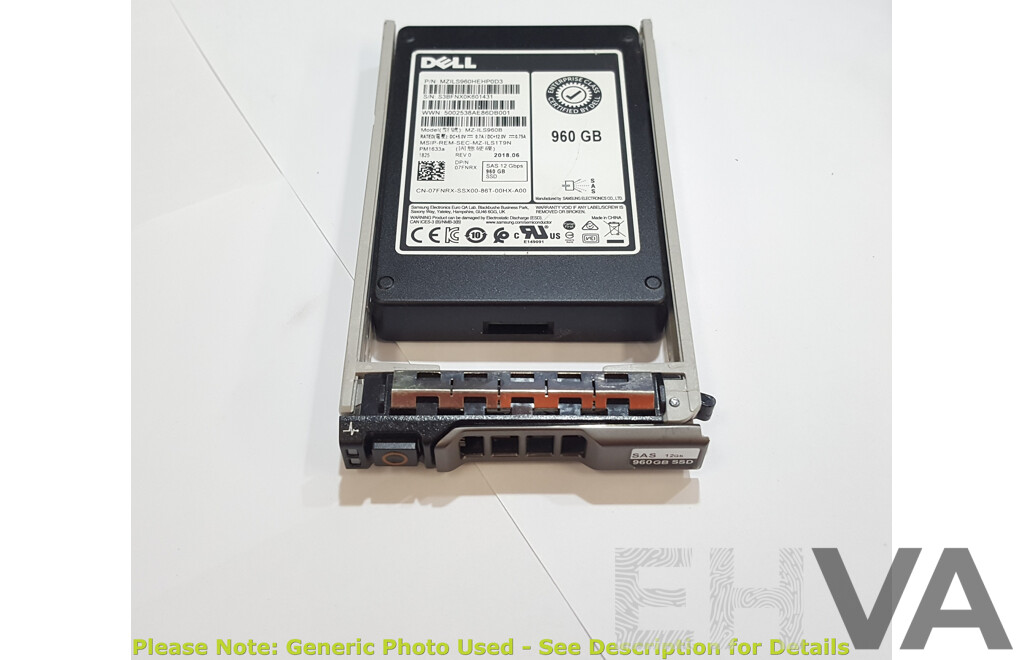 Dell (MZ-ILS960B) 960GB SAS 12Gbps 2.5-Inch Solid State Drive
