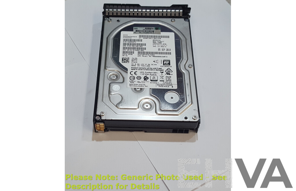 HPE (HUS728T8TAL5204) 8TB 7.2K SAS 12Gbps 3.5-Inch Hard Drive
