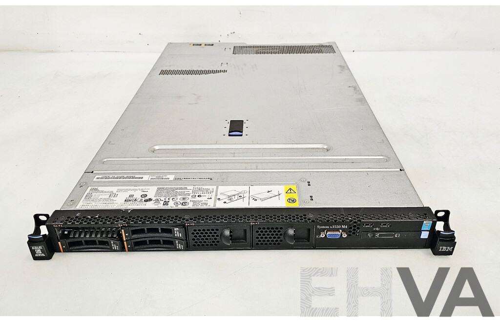 IBM System X3550 M4 Dual Intel Xeon (E5-2640) 2.50GHz-3.00GHz 6-Core CPU 1RU Server W/ 192GB DDR3