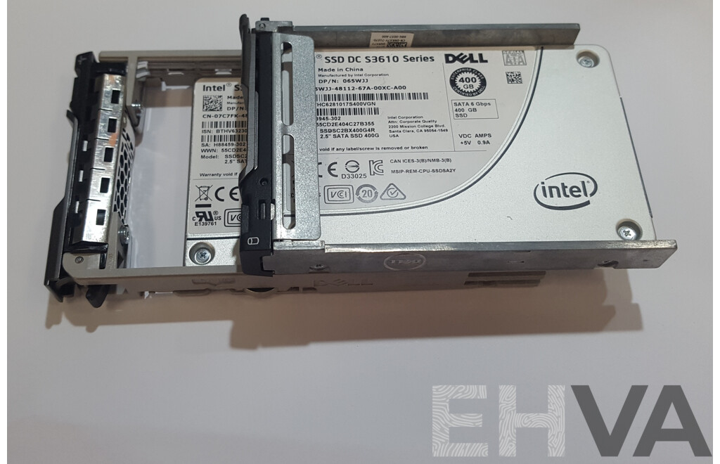 Intel SSD DC 400GB SATA 6Gbps 2.5-Inch Solid State Drive - Lot of Two