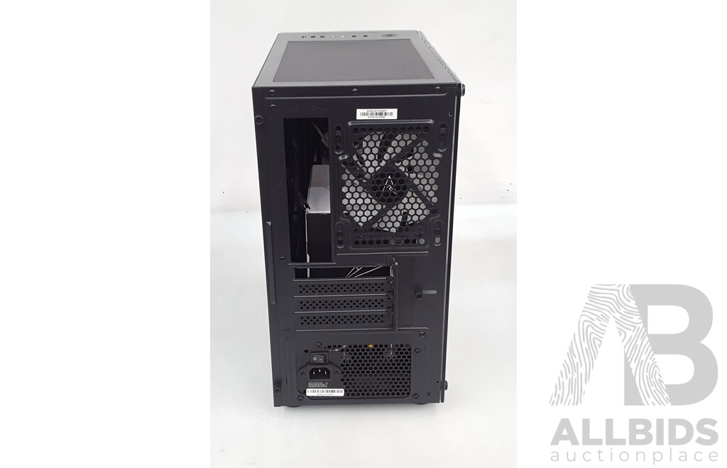Allied Stinger (Black Edition) 6-Fan RGB Micro-ATX Case w/ A650 Power Supply