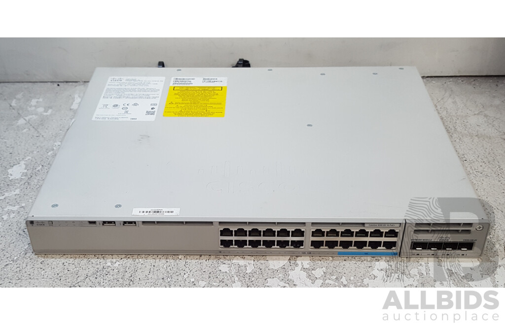 Cisco (C9200-24PXG-A) Catalyst 9200 8X 16 PoE+ 24-Port mGig Ethernet Switch