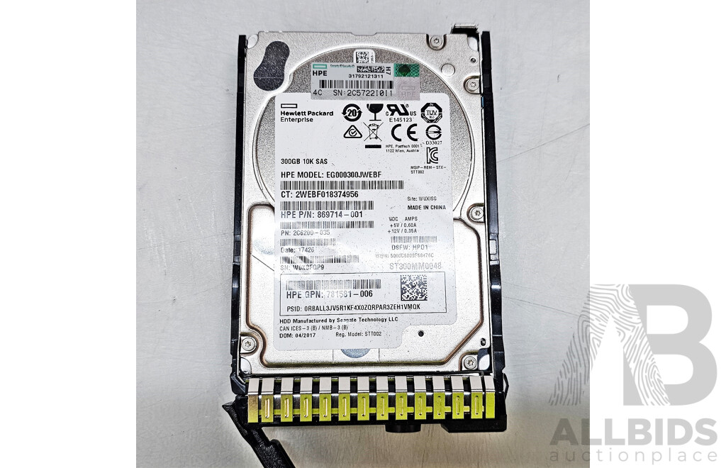 HPE ProLiant DL360 Gen9 Intel Xeon (E5-2630 V4) 2.20GHz-3.10GHz 10-Core CPU 1RU Server W/ 64GB DDR4