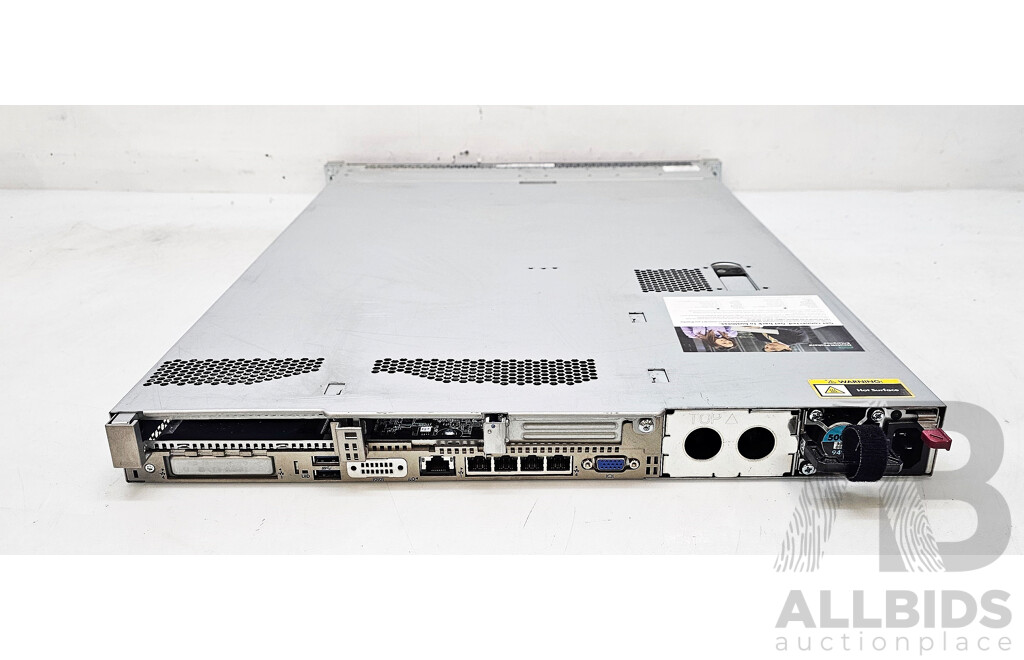 HPE ProLiant DL360 Gen9 Intel Xeon (E5-2630 V4) 2.20GHz-3.10GHz 10-Core CPU 1RU Server W/ 64GB DDR4