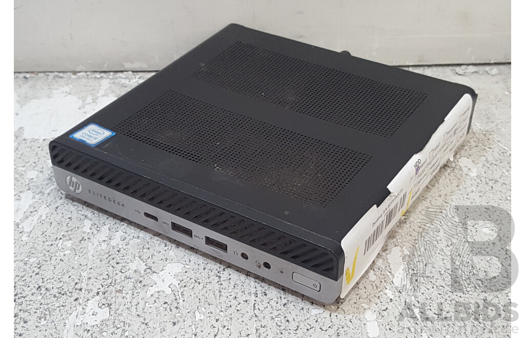 HP EliteDesk 800 G5 Intel Core i5 (9500) 3.00GHz-4.40GHz 6-Core CPU Desktop Mini PC w/ Power Supply
