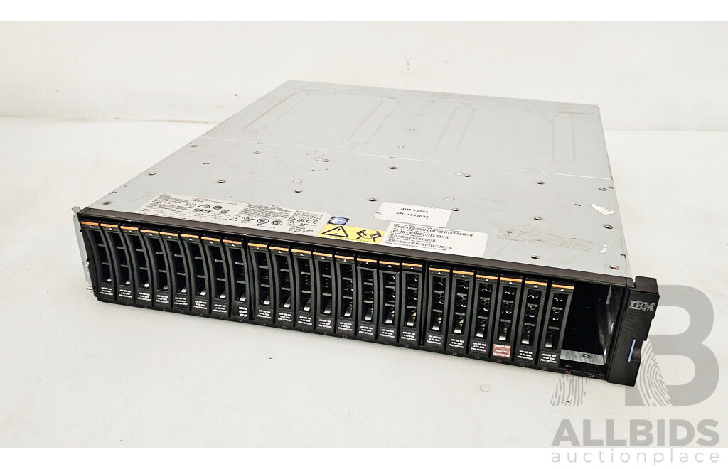 IBM (2072-24C) Storewize V3700 24-Bay SAS Hard Drive Array W/ 20.7TB Storage