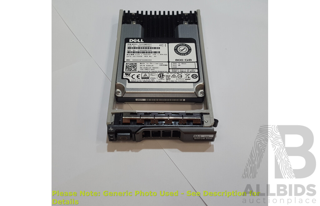 Dell (PX05SMB080Y) 800GB SAS 12Gbps 2.5-Inch Solid State Drive