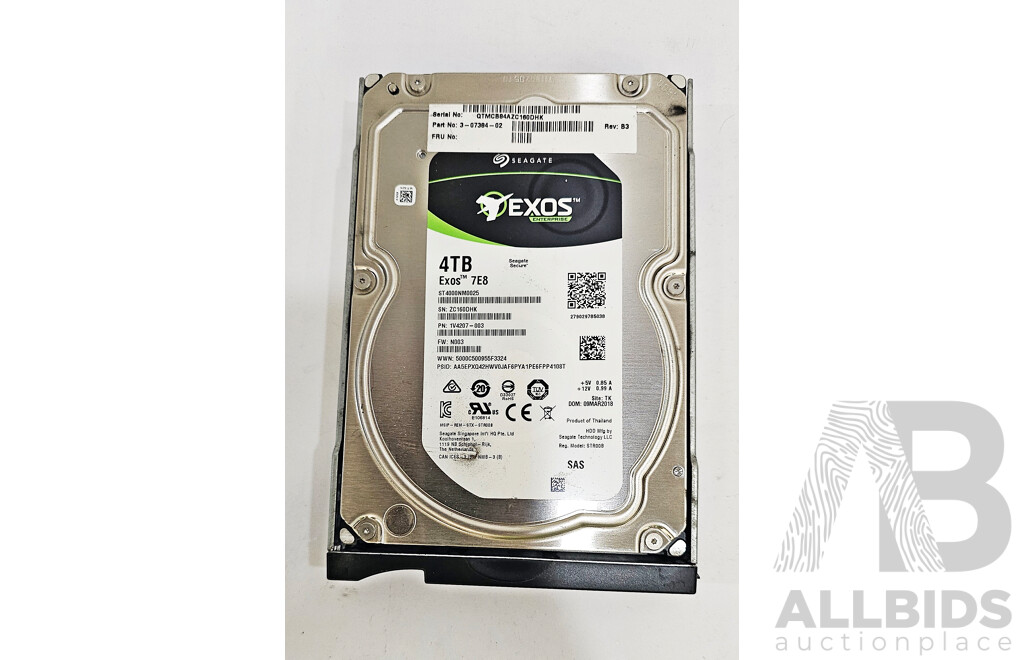 Seagate (ST4000NM0025) Exos 4TB SAS 3.5-Inch Hard Drive
