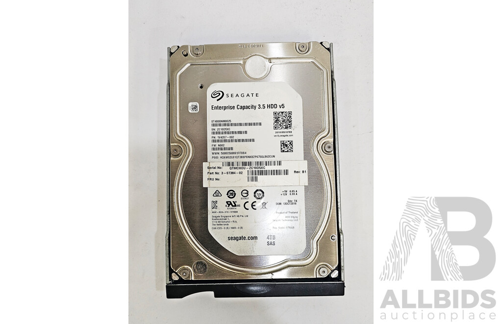 Seagate (ST4000NM0025) 4TB SAS 3.5-Inch Hard Drive
