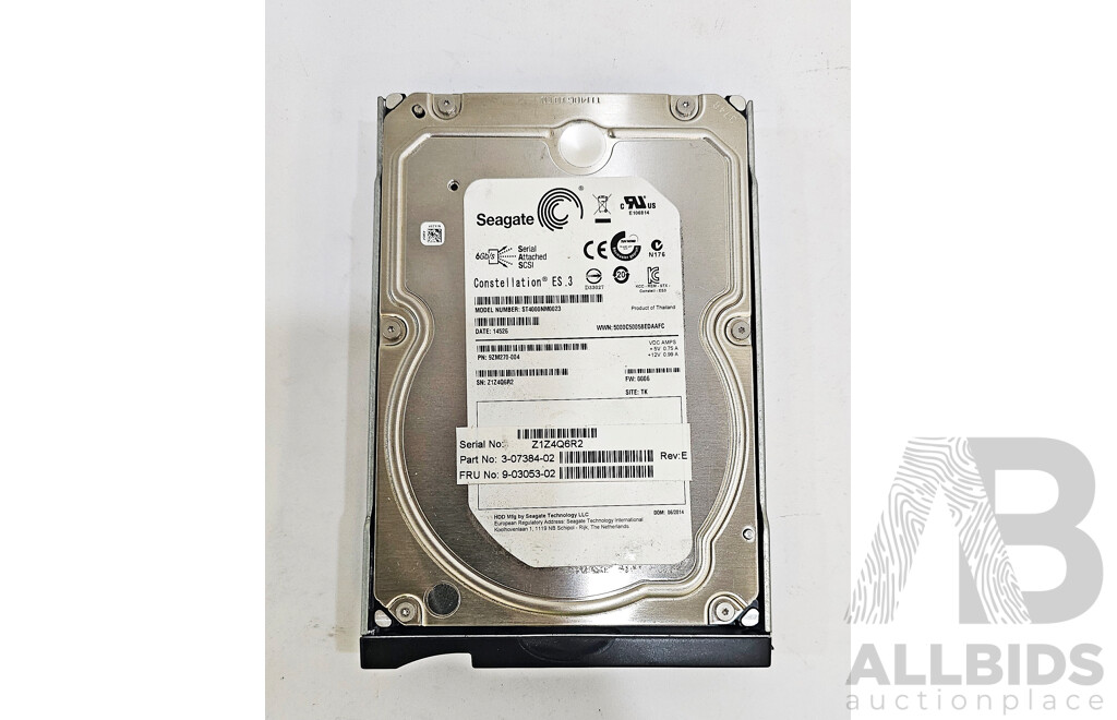 Seagate (ST4000NM0023) 4TB SAS 3.5-Inch Hard Drive