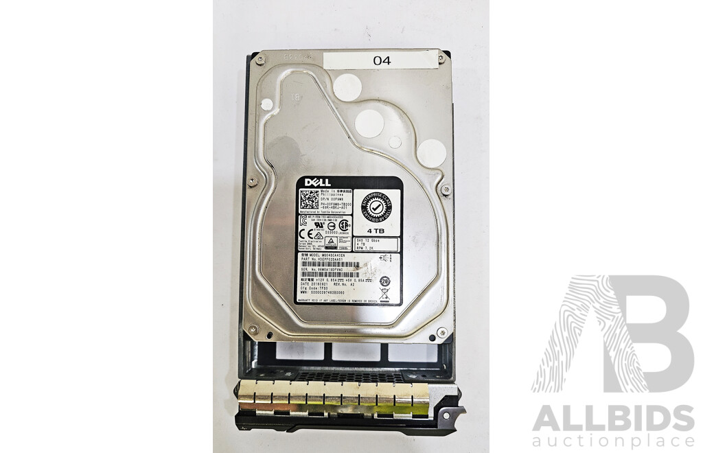 Dell (MG04SCA40EN) 4TB SAS 3.5-Inch Hard Drive