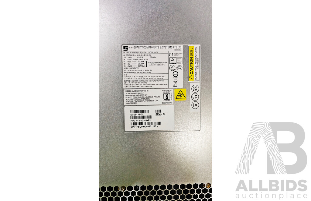 NetApp (NAJ-1501) 24-Bay 2RU Hard Drive Array W/ SAS Controller Modules