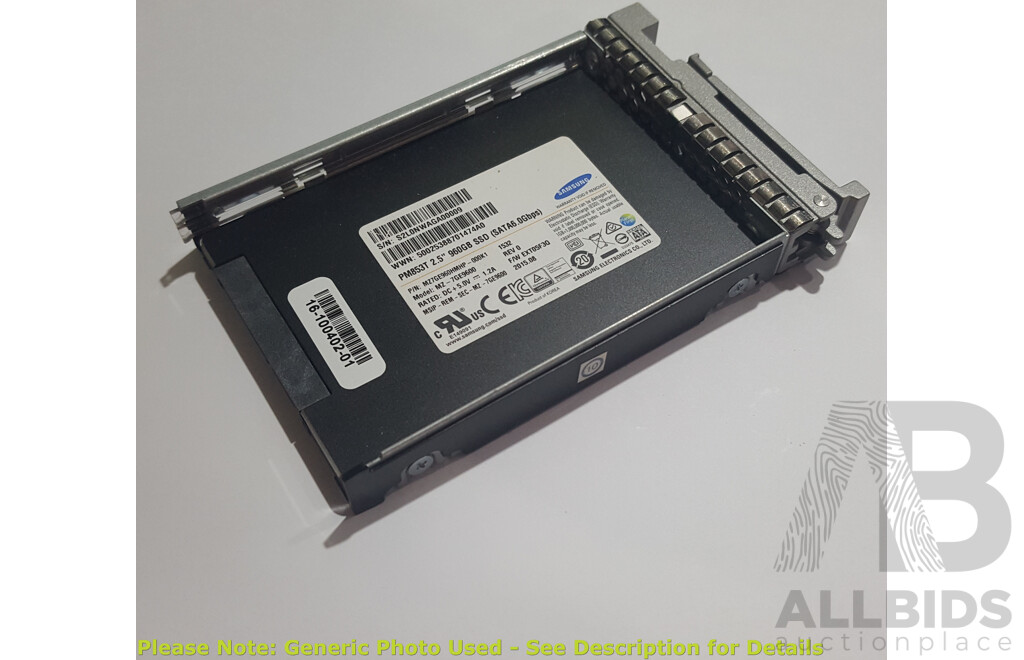 1660735 · Samsung (PM853T) 960GB SATA 6Gbps 2.5-Inch Solid State Drive