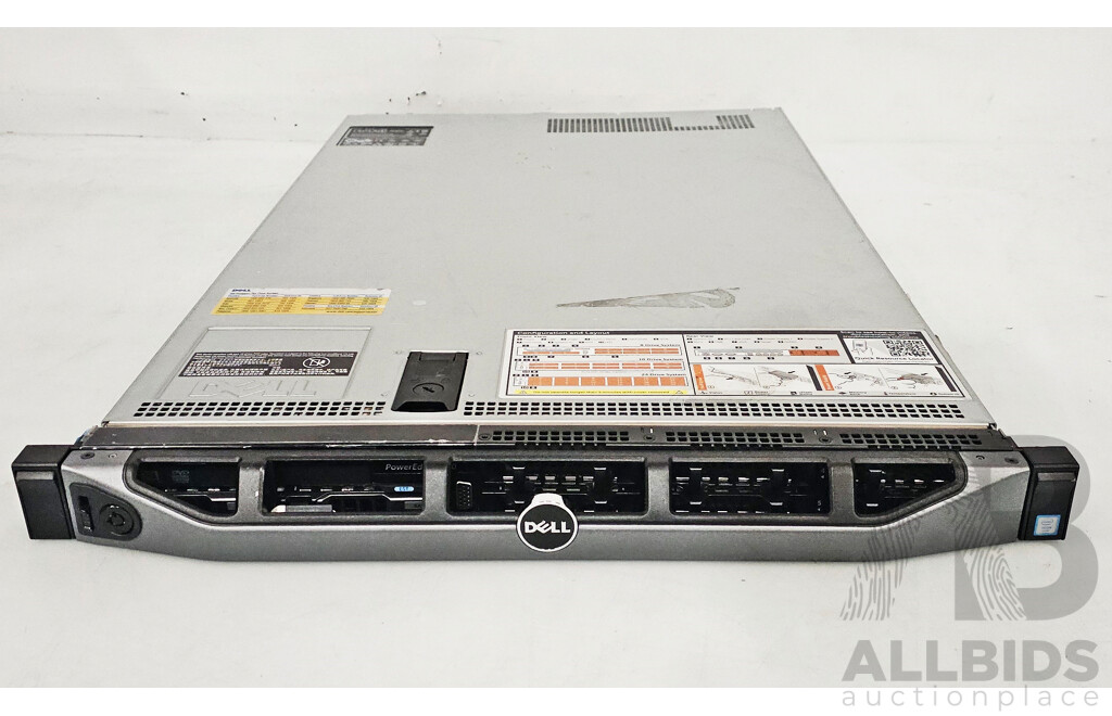 Dell PowerEdge R630 Dual Intel Xeon CPU E5-(2630v4) 2.20GHz-3.10GHz 10-Core CPU 1RU Server