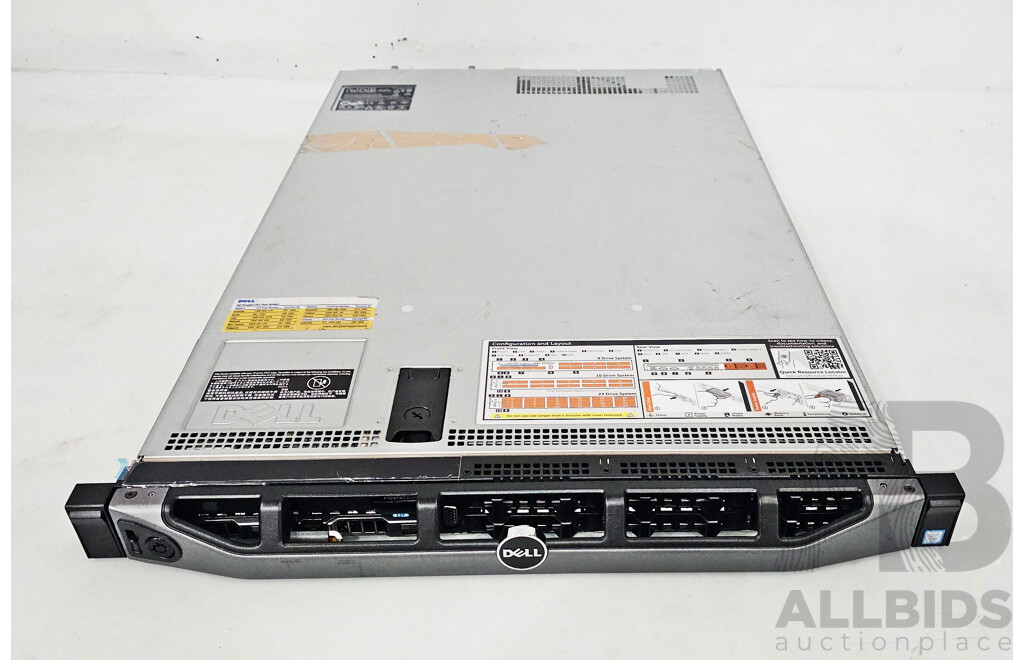 Dell PowerEdge R630 Dual Intel Xeon CPU E5-(2630v4) 2.20GHz-3.10GHz 10-Core CPU 1RU Server