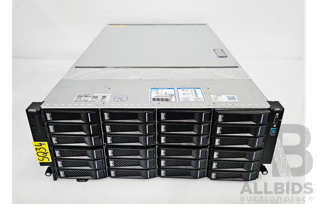 Inspur (NF5466M5) Intel Xeon SILVER (4214) 2.20GHz-3.20GHz 12-Core CPU 4RU Server