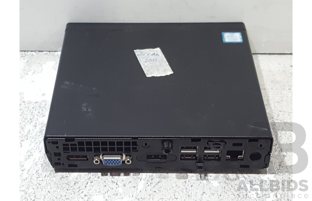 HP EliteDesk 800 G2 DM 35W Intel Core i5 (6500T) 2.50GHz-3.10GHz 4-Core CPU Tiny Form Factor Desktop Computer w/ Power Adapter