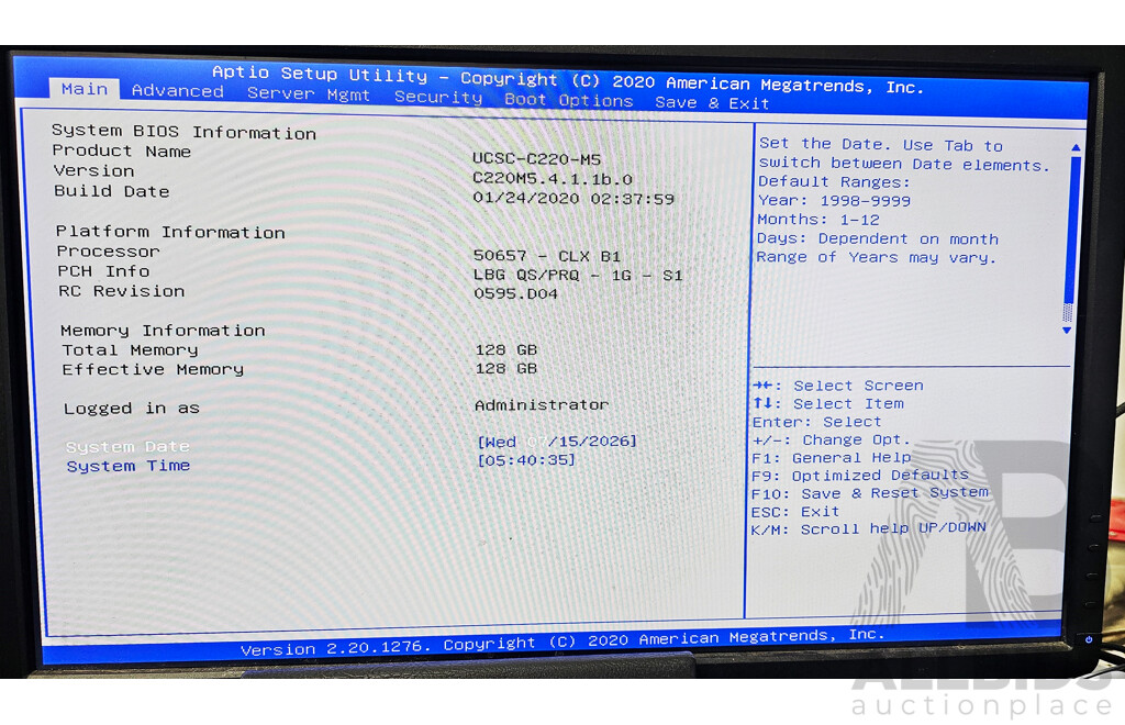 Cisco UCSC C220 M5 Dual Intel Xeon GOLD (6242) 2.80GHz-3.90GHz 16-Core CPU 1RU Server W/ 128GB DDR4