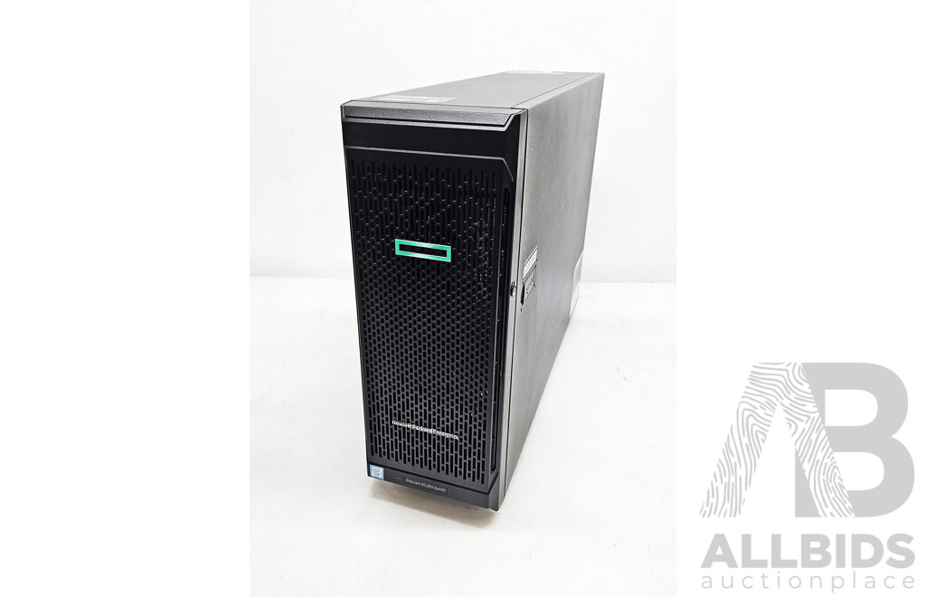 HP ProLiant ML350 Gen10 Intel Xeon SILVER (4110) 2.10GHz-3.00GHz 8-Core CPU Tower Server W/ 16GB DDR4