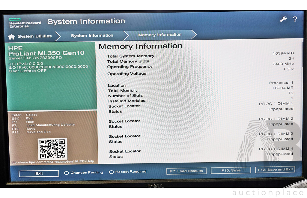 HP ProLiant ML350 Gen10 Intel Xeon SILVER (4110) 2.10GHz-3.00GHz 8-Core CPU Tower Server W/ 16GB DDR4