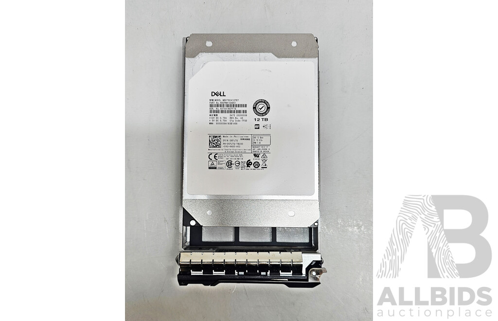 Dell (MG07SCA12TEY) 12TB SAS 12Gbps 3.5-Inch Hard Drive