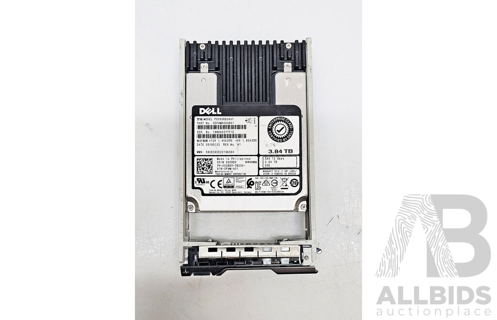 Dell (PX05SRB384Y) 3.84TB SAS 12Gbps 2.5-Inch Solid State Drive