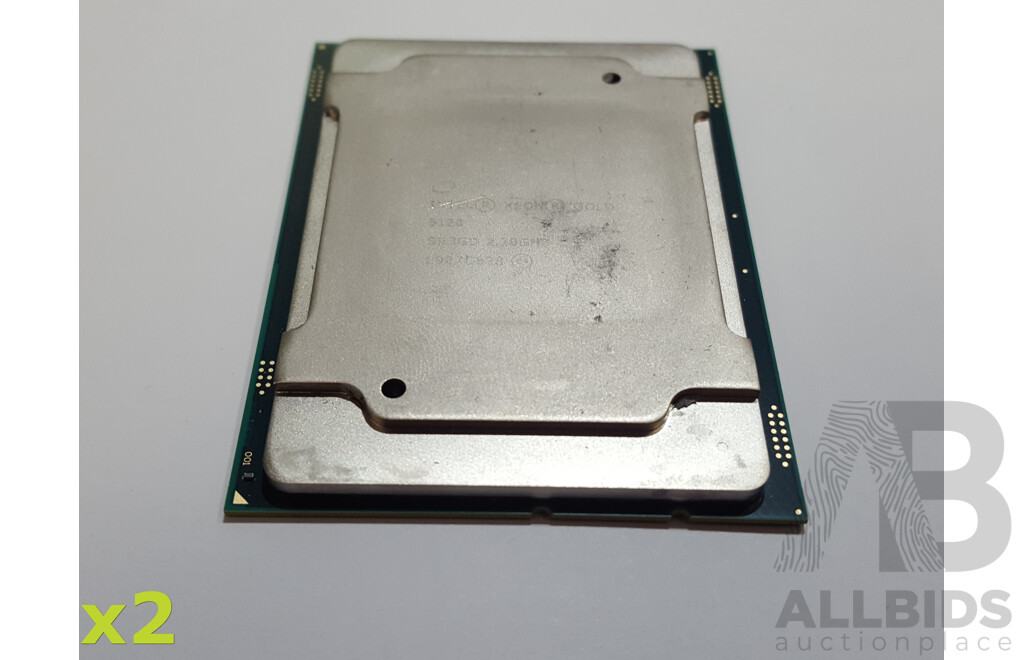 Intel Xeon GOLD (5120) 2.20GHz-3.20GHz 14-Core Server CPU - Lot of Two