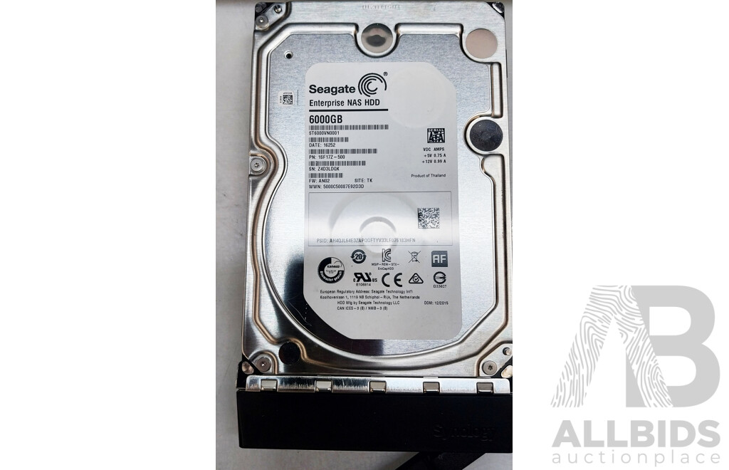 HP Enterprise (SMKR6000S5xeF7.2) 6TB 7.2K SAS 12Gbps 3.5-Inch Hard Drive