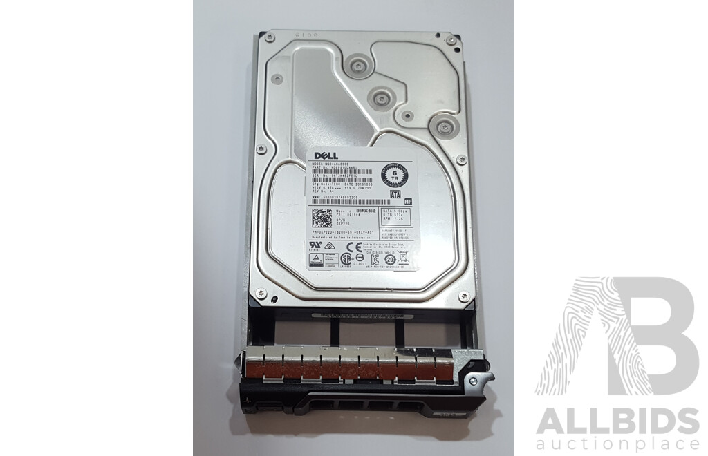 Dell (MG04ACA600E) 6TB 7.2K SATA 6Gbps 3.5-Inch Hard Drive