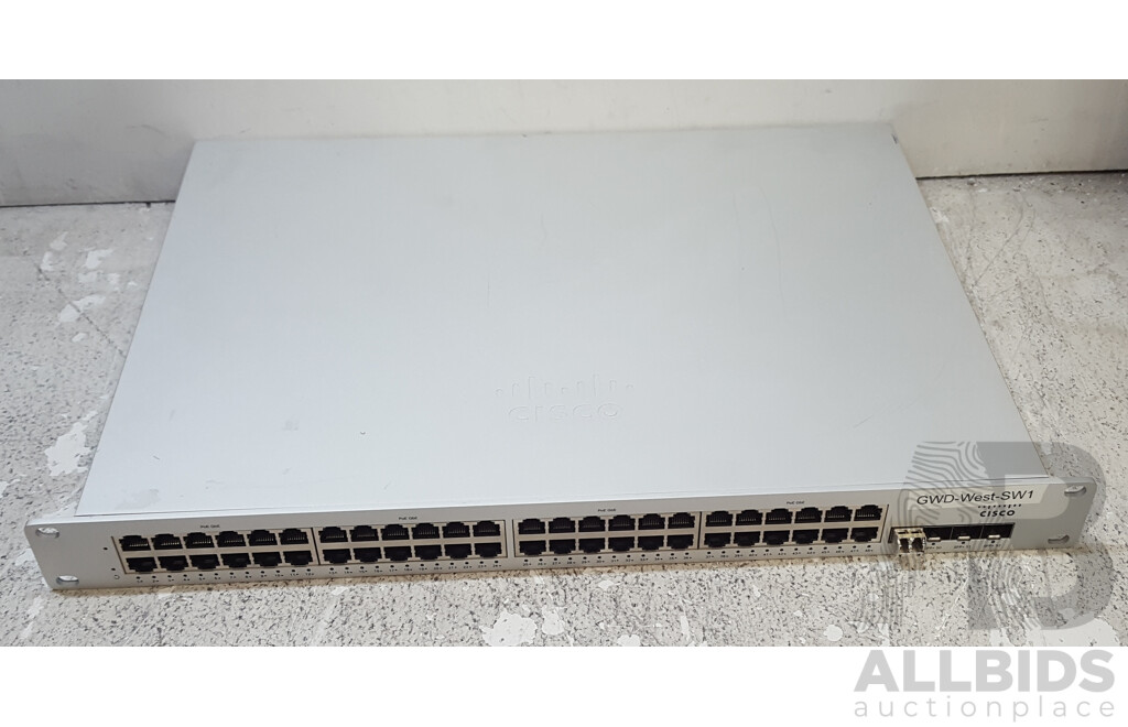 Cisco Meraki (MS225-48FP) 48-Port Gigabit PoE Switch