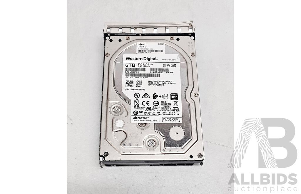 Western Digital (0B36111) 6TB 12Gbps 7.2K SAS 3.5-Inch Hard Drive
