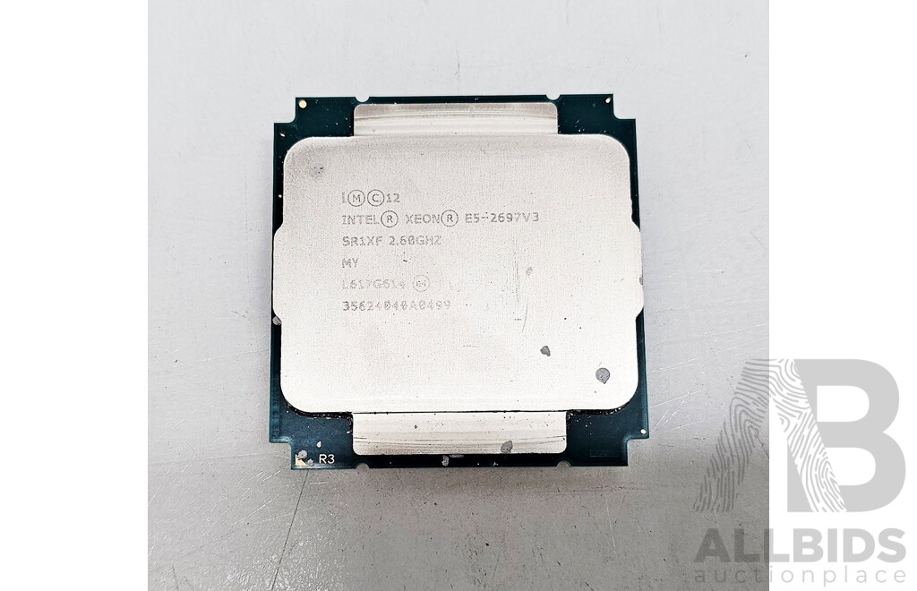 Intel Xeon (E5-2697V3) 2.60GHz-3.60GHz 14-Core Server CPU - Lot of Four