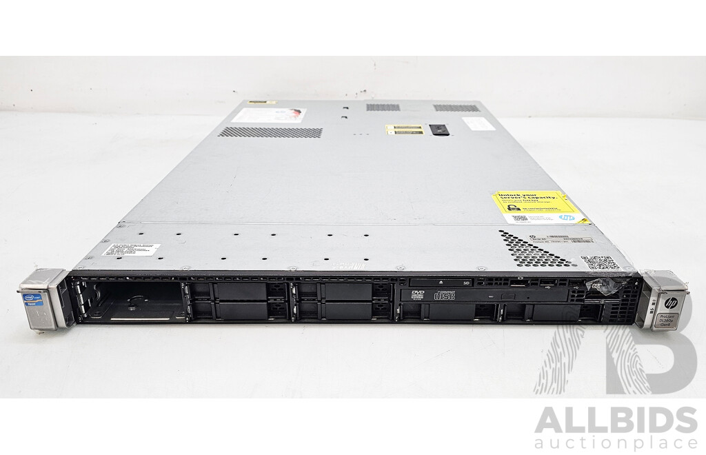 HP ProLiant DL360p Gen8 Dual Intel Xeon (E5-2630 V2) 2.60GHz-3.10GHz 6-Core CPU 1RU Server W/ 64GB DDR3