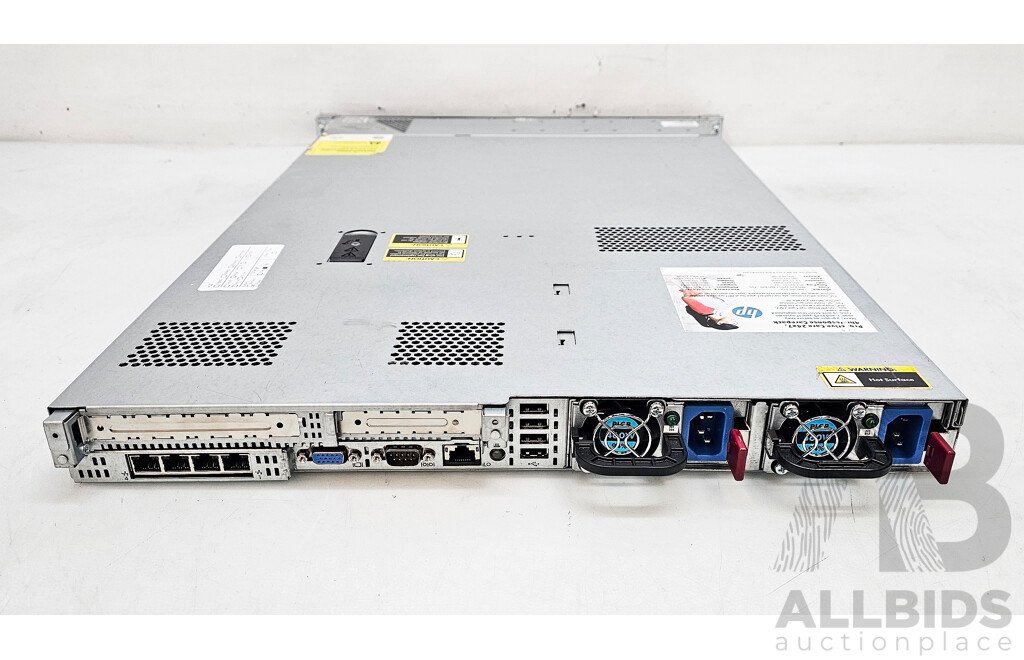 HP ProLiant DL360p Gen8 Dual Intel Xeon (E5-2630 V2) 2.60GHz-3.10GHz 6-Core CPU 1RU Server W/ 64GB DDR3