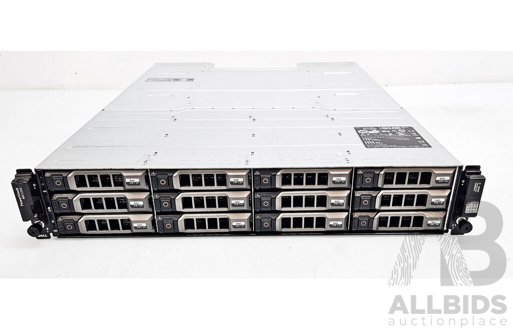 Dell PowerVault MD1200 12-Bay SAS Hard Drive Array X
