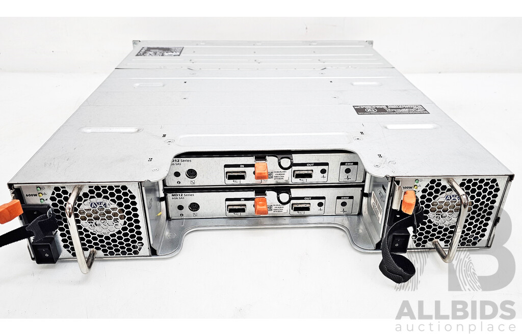 Dell PowerVault MD1200 12-Bay SAS Hard Drive Array X