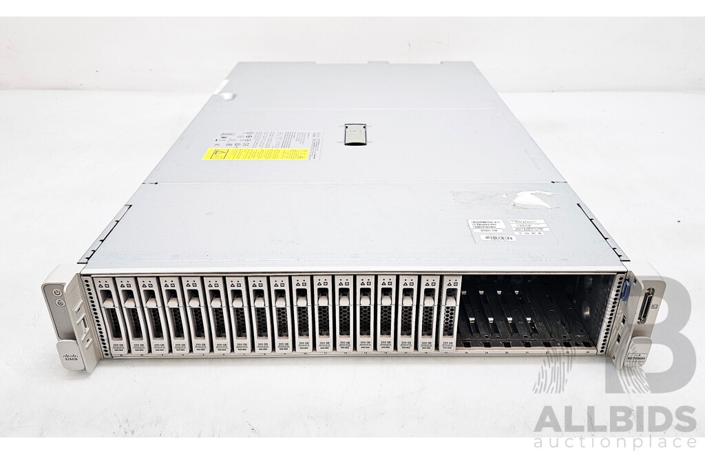 Cisco UCS C240 M5SX Dual Intel Xeon GOLD (6132) 2.60GHz-3.70GHz 14-Core CPU 2RU Server W/ 64GB DDR4 & 5.7TB Storage