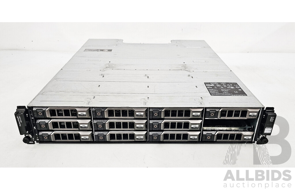 Dell PowerVault MD1200 12-Bay SAS Hard Drive Array