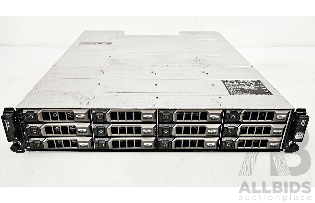 Dell PowerVault MD1200 12-Bay SAS Hard Drive Array