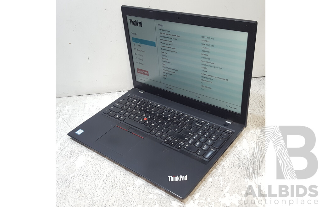 Lenovo ThinkPad L590 Intel Core i5 (8265U) 1.60GHz-3.90GHz 4-Core CPU 15.6-Inch Laptop