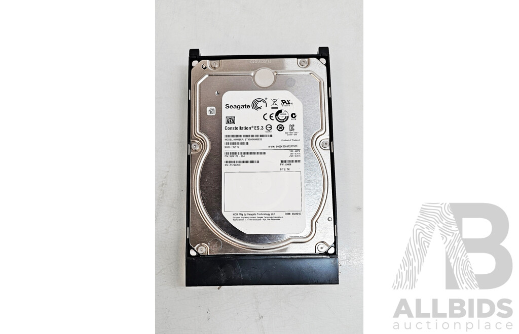 Seagate (ST4000NM0033) Enterprise 4TB SAS 6Gbps 7.2K 3.5-Inch Hard Drive